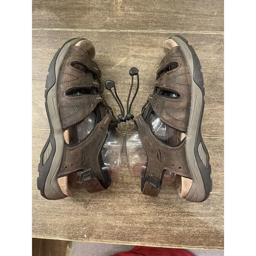 Abeo Anacopa‎ Active Sandals, #M705, Brown, Leather, Men's US Size 9.5 Gorpcore